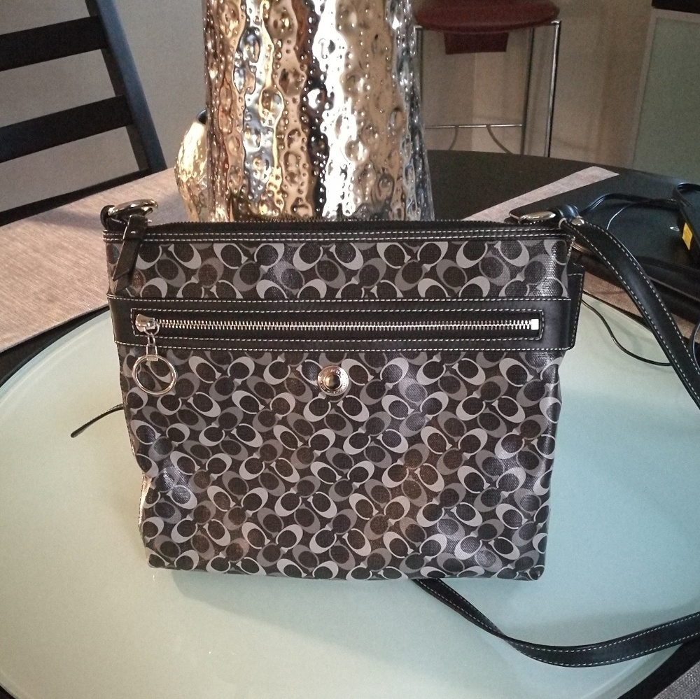 Coach Signature File Crossbody Bag
